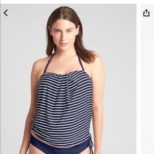 Gap drawstring maternity swim top